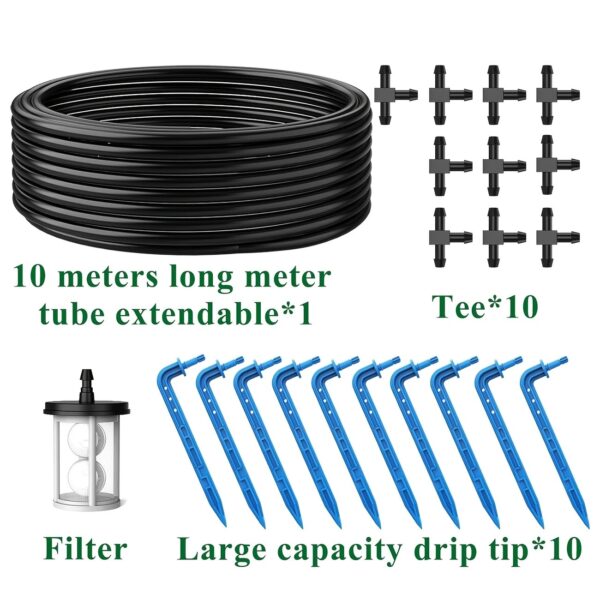Drip System Solar powered Device, Drip Irrigation System Kit - Image 3