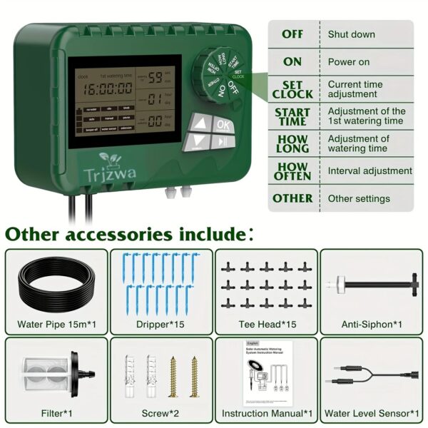Drip System Solar powered Device, Drip Irrigation System Kit - Image 4